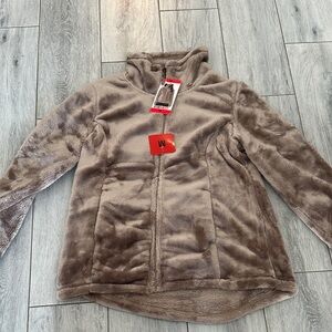 32 Degrees Women's Teddy Jacket in Taupe